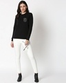 Shop Space Pocket Fleece Sweatshirt Black-Design
