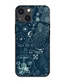 Shop Space Symbols 1 Premium Glass Cover for Apple iPhone 14 Plus-Front