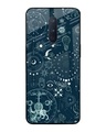 Shop Space Symbols Premium Glass Cover for OnePlus 8-Front