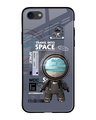 Shop Space Travel Premium Glass Case for Apple iPhone 7 (Shock Proof, Scratch Resistant)-Front