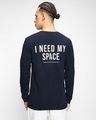 Shop Men's Blue Spaced NASA Typography T-shirt-Design