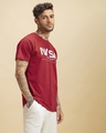 Shop Men's Red Spaced NASA Typography T-shirt-Design