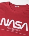 Shop Men's Red Spaced NASA Typography T-shirt