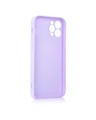 Shop Purple Brush Art Premium Glass Cover For Apple Iphone 12 Pro Max-Design