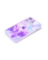 Shop Purple Brush Art Premium Glass Cover For Apple Iphone 12 Pro Max-Full