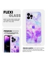 Shop Purple Brush Art Premium Glass Cover For Apple Iphone 12 Pro Max