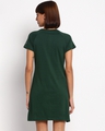Shop Women's Green Regular Fit T-shirt Dress-Design