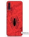 Shop Spider Doodle Samsung Galaxy A50 3D Mobile Cover-Front