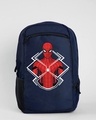 Shop Spiderman Laptop Bag (FFHL) Navy Blue-Front