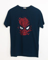 Shop Spiderman Splatter Half Sleeve T-Shirt (SPL)-Front