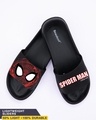 Shop Spiderman Web (FFHL)  Lightweight Men's Slider Black-Front