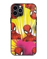 Shop Spidey Angles Premium Glass Cover for Apple iPhone 13 Pro-Front