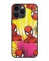 Shop Spidey Angles Premium Glass Cover for Apple iPhone 14 Pro Max-Front