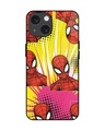 Shop Spidey Angles Premium Glass Cover for Apple iPhone 15-Front