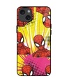 Shop Spidey Angles Premium Glass Cover for Apple iPhone 15 Plus-Front