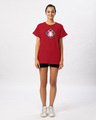 Shop Spidey Logo Glow In Dark Boyfriend T-Shirt (FFHL) ( GID )-Design