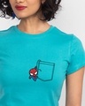 Shop Spidey Pocket Half Sleeve T-Shirt (AVL)-Front