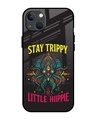 Shop Little Hiippie Premium Glass Cover for Apple iPhone 13-Front
