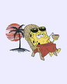 Shop Spongebob Beach Chilling Full Sleeve T-Shirt (SBL)