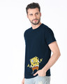 Shop Spongebob Whazzup Half Sleeve T-Shirt (SBL)-Design