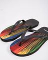 Shop Men Spraypaint All Over Printed Flip Flops-Full