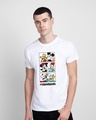 Shop Squad Goals Mickey & Friends Half Sleeve T-Shirt (DL)-Front