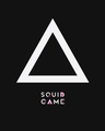Shop Women's Black Squid Triangle Typography Crewneck Relaxed Fit Sweatshirt-Full