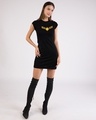 Shop Star Captain Cap Sleeve Printed T-Shirt Dress (AVEGL)-Design