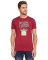 Shop Star Wars Maroon Character Print Mens T Shirt-Front