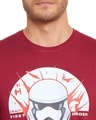 Shop Star Wars Maroon Character Print Mens T Shirt