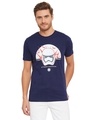 Shop Star Wars Navy Blue Character Print Mens T Shirt-Front