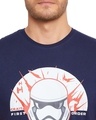 Shop Star Wars Navy Blue Character Print Mens T Shirt