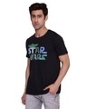 Shop Star Wars Round Neck Short Sleeves  T Shirt   Black-Design