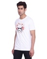 Shop Star Wars Round Neck Short Sleeves  T Shirt   White-Design