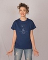 Shop Stargazers Glow In Dark Boyfriend T-Shirt -Design