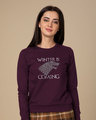 Shop Stark Winter Is Coming Sweatshirt (GTL)-Front