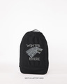 Shop Stark Winter Is Here Small Backpack (GTL)-Front