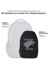 Shop Stark Winter Is Here Small Backpack (GTL)-Design