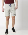 Shop Ecru Elasticated Shorts-Design