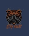 Shop Stay Away Bear Full Sleeve T-Shirt-Full