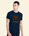 Shop Stay Away Bear Half Sleeve T-Shirt-Front