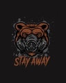 Shop Stay Away Bear Half Sleeve T-shirt-Full