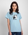 Shop Stay Away Panda Boyfriend T-Shirt-Front