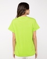 Shop Stay Away Panda Boyfriend T-Shirt Neon Green-Design