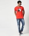 Shop Stay Away Panda Crewneck Varsity Rib H/S T-Shirt-Multicolor-Full