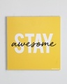 Shop Stay Awesome Graphic Board -12"x12" Multicolor