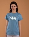 Shop Stay Beautiful Boyfriend T-Shirt-Front