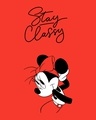Shop Stay Classy Minnie Boyfriend Varsity Rib H/S T-Shirt (DL)-Full