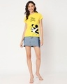 Shop Stay Classy Minnie  Half Sleeve Printed T-Shirt Empire Yellow (DL)-Design