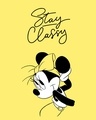 Shop Stay Classy Minnie  Half Sleeve Printed T-Shirt Empire Yellow (DL)-Full